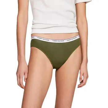 Kalhotky Dámské kalhotky Tommy Hilfiger UW0UW04895 olivová velikost L-42/44