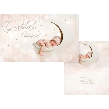 Blahopřání - mimi na měsíci