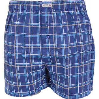 Trenýrky Andrie bavlněné trenky pro muže PS 5821 modré velikost XXL-58/60