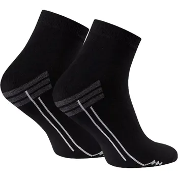 Pánské ponožky Kotníčkové ponožky pro muže Steven 310054 černé velikost 41-43