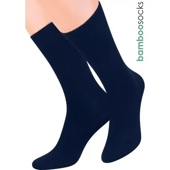 Dámské ponožky Ponožky Steven s bambusem 086 navy velikost 41-43