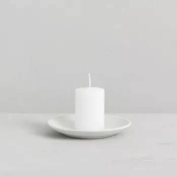 Svíčka House Doctor Světle bílá sloupová svíčka