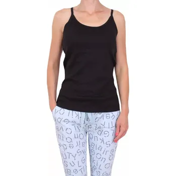 Bavlněné dámské tílko m.x.o. 71539 černé velikost S