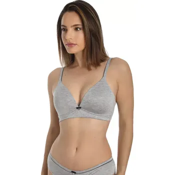 Podprsenka Soft podprsenka bez kostice Sassa 15374 šedý melír velikost 70C