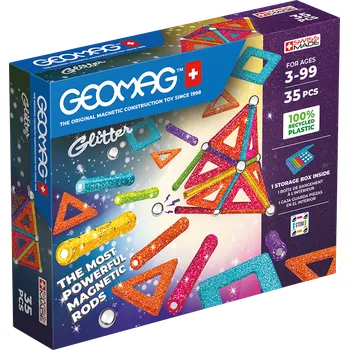 Stavebnice Geomag Geomag Glitter 35 dílků