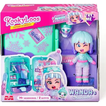 Panenka Panenka KookyLoos Wanda v kufříku s zimní výbavou