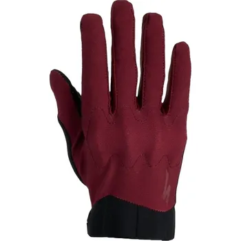 Cyklistické rukavice Specialized Trail D3O Glove LF Wmn - garnet red M