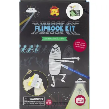 omalovánky Tiger Tribe Flip Book Kit - Animation Action
