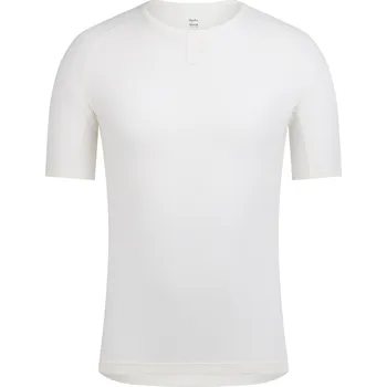 Rapha Men's Merino Lightweight Base Layer - Short Sleeve - Cream/White L