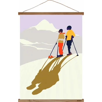 Obraz Art print - Mezi nebem a zemí - A3 dubová lišta uni