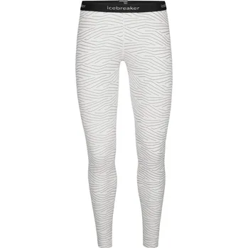 Pánské termo spodky Icebreaker Womens 200 Oasis Leggings Napasoq Lines - snow L