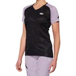 100% Airmatic Women'S Short Sleeve Jersey Black/Lavender S
