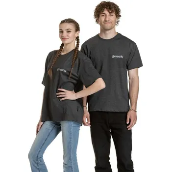 Unisex Tričko Meatfly Minimal 2025 Charcoal Heather S/M
