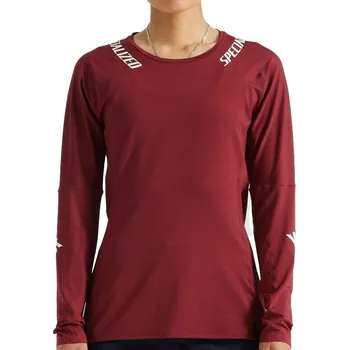 cyklistický dres Specialized Trail Air Jersey LS Wmn - garnet red M