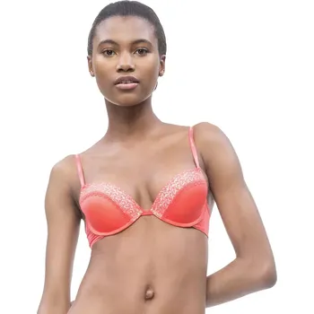 Podprsenka Push up podprsenka korál Calvin Klein Flirty QF5145E velikost 70A