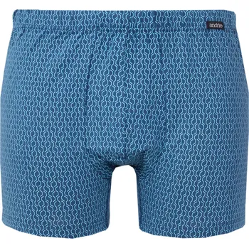 Pánské boxerky s modalem Andrie PS 5907 petrol velikost 3XL-62/64