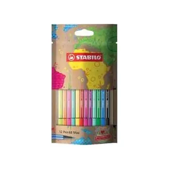 Fixy "Pen 68 mini my design" 12 různých barev, 1 mm, STABILO,rychlé dodání