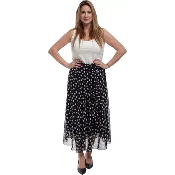 Dámská sukně Elegantní dlouhá sukně Tolmea 7425 puntík velikost 42