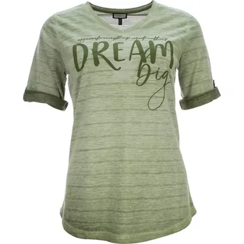 Dámské tričko Dámské tričko s krátkým rukávem Kenny S. 605824 olivové velikost 38