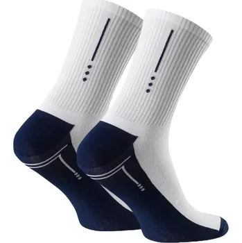 Pánské ponožky Pánské ponožky Steven 363057 bílo-navy velikost 41-43
