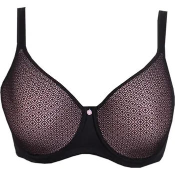 Podprsenka Něžná jemně vyztužená podprsenka Timo 041828 černá velikost 70G