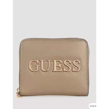 Peněženka GUESS dámská malá peněženka Caracara hnědá
