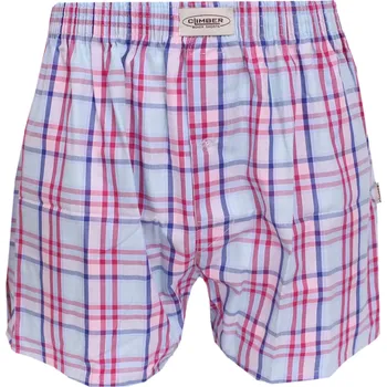 Trenýrky Moderní plátýnkové trenýrky Climber 3100C20 pink kostička velikost XXL-58/60