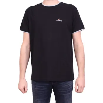 Pánské tričko Pánské tričko s krátkým rukávem Vanderberg 23103 černé velikost 3XL