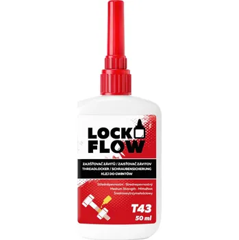 Průmyslové lepidlo LOCKFLOW T43 Středněpevnostní zajišťovač závitů - 50ml