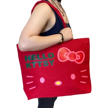 Plážová taška Plážová taška Helloo Červená