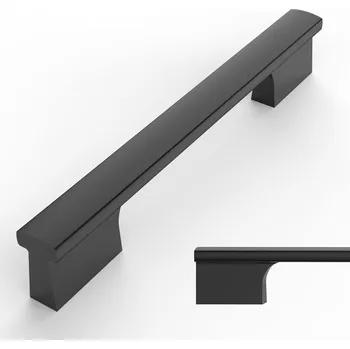 Nábytkové kování Amerdeco Úchytky na Nábytek – 10 kusů, Černé, 128 mm Rozteč