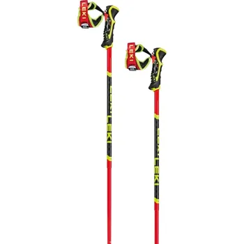 Sjezdová hůlka Leki Venom SL 3D - bright red/black/neon yellow 120