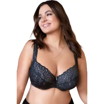 Podprsenka Polovyztužená podprsenka Triola 27857 černá velikost 85F