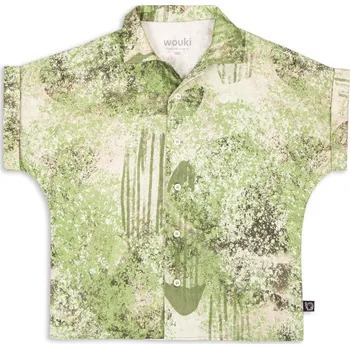 Chlapecké tričko Wouki Kumo - Green jellyfish 158