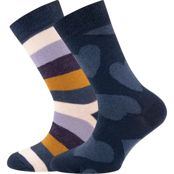 Ewers Socken Gots 2Er Pack Gots Ringel/Herzen - 001