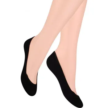 Dámské ponožky Černé ponožky do balerín Steven 18029, 2 páry velikost 35-37