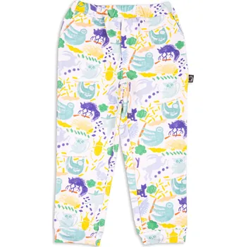 Wouki Dětské tepláky MORU - jungle blue 86