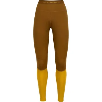 Pánské termoprádlo Icebreaker W ZoneKnit 200 Leggings - clove/silent gold/cb