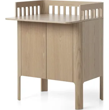 přebalovací pult a komoda Flexa Changingt 2 door Oak Clear lacq. With extra top