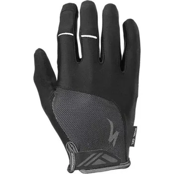 Cyklistické rukavice Specialized Men's Body Geometry Dual Gel Glove Long Finger - black S