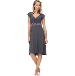 Luxusní košilka Follia Intimo Vivien grafit velikost XXL