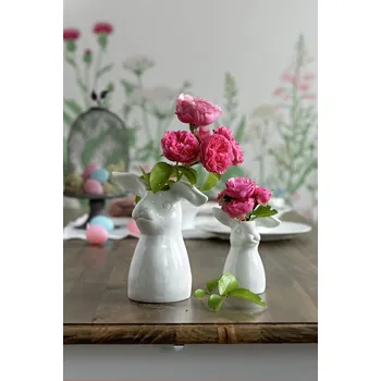 Váza Porcelánová váza Rosenthal Zajíc 16cm Rosenthal (Barva-bílá)