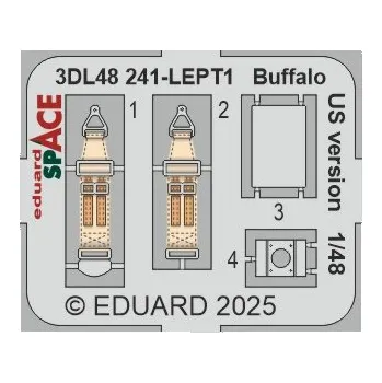 Plastikový model Eduard 1/48 Buffalo US version SPACE (TAMIYA)