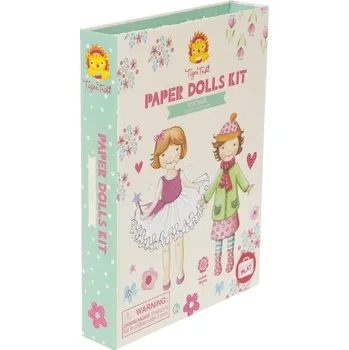 omalovánky Tiger Tribe Paper Doll Kit - Vintage