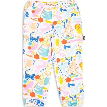 Wouki Dětské tepláky MORU - jungle pink 98