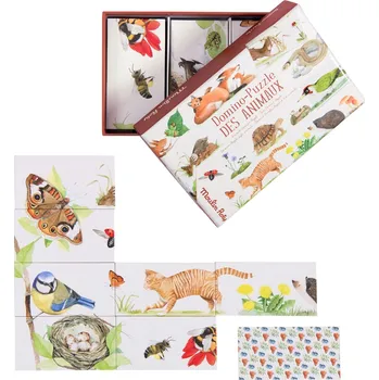 Puzzle Moulin Roty Domino puzzle - Příroda Le Jardin du Moulin