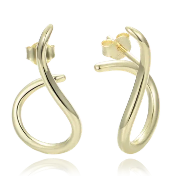 Náušnice Minet Stars Trendy zlacené náušnice