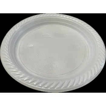 Jednorázové nádobí FLEXOBAL Talíř mělký PP (cena za 45ks)