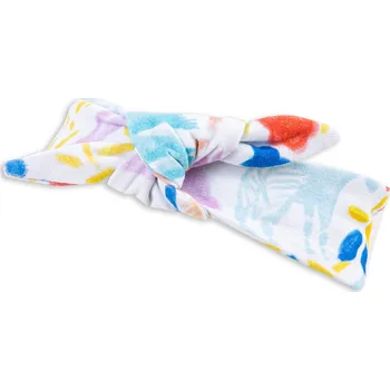 Šátek Wouki Dětská čelenka BURU - jungle pink M