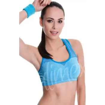 Dámské oblečení Sportovní podprsenka Sporty Skip tyrkys velikost M/L